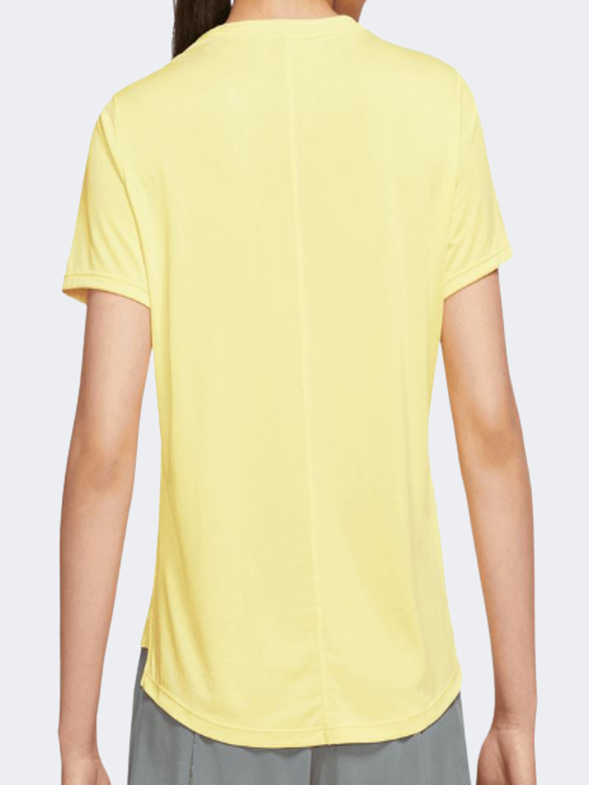Nike Dri Fit Women Training T-Shirt Lemon