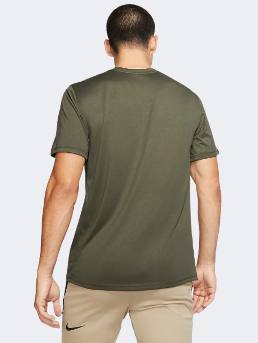 Nike Dri-Fit Men Training T-Shirt Silver/Black