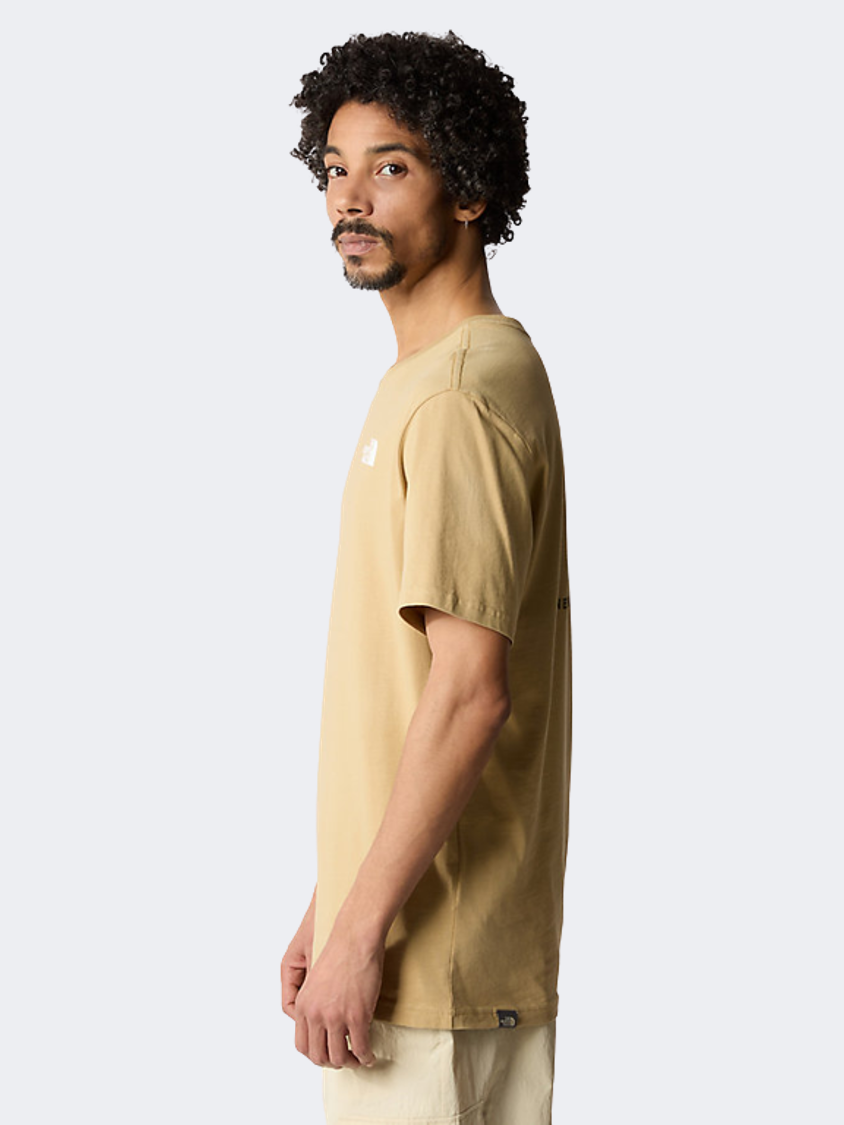 The North Face Redbox Men Lifestyle T-Shirt Khaki Stone