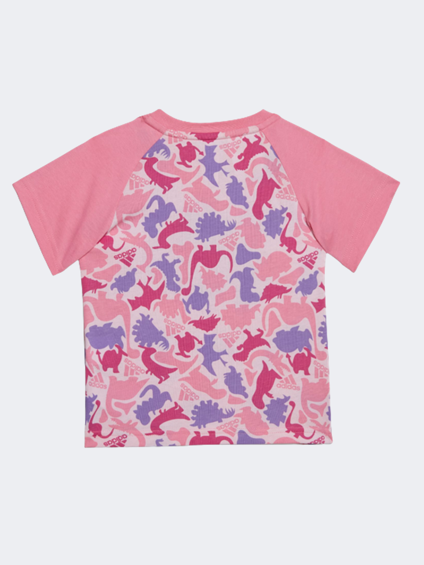 HR5876 I Aop Co T Set Blipnk/Clpink/White