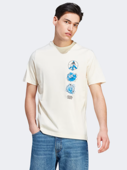 Adidas Change Men Sportswear T-Shirt Non Dyed