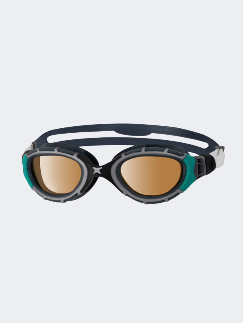 Zoggs Predator Flex Polarized Ultra Swim Goggles Black/Green