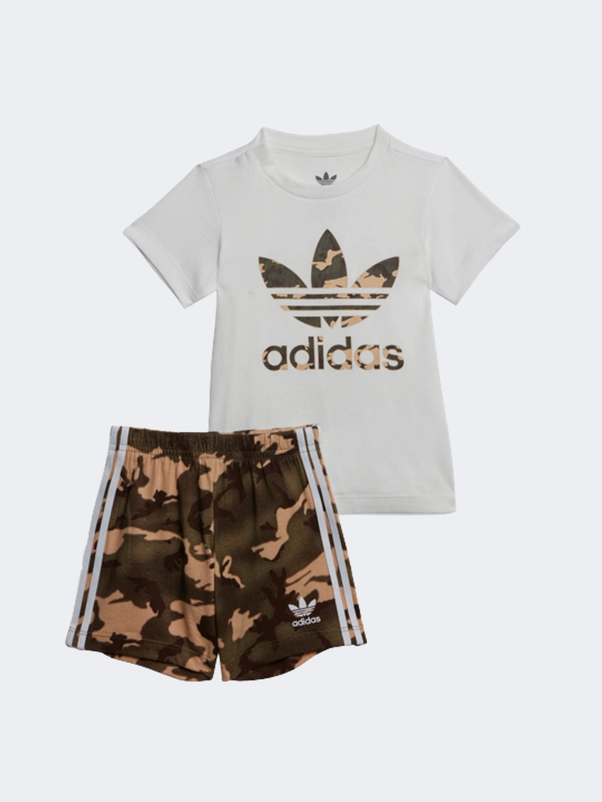 Adidas Camo Infant-Boys Original Set White