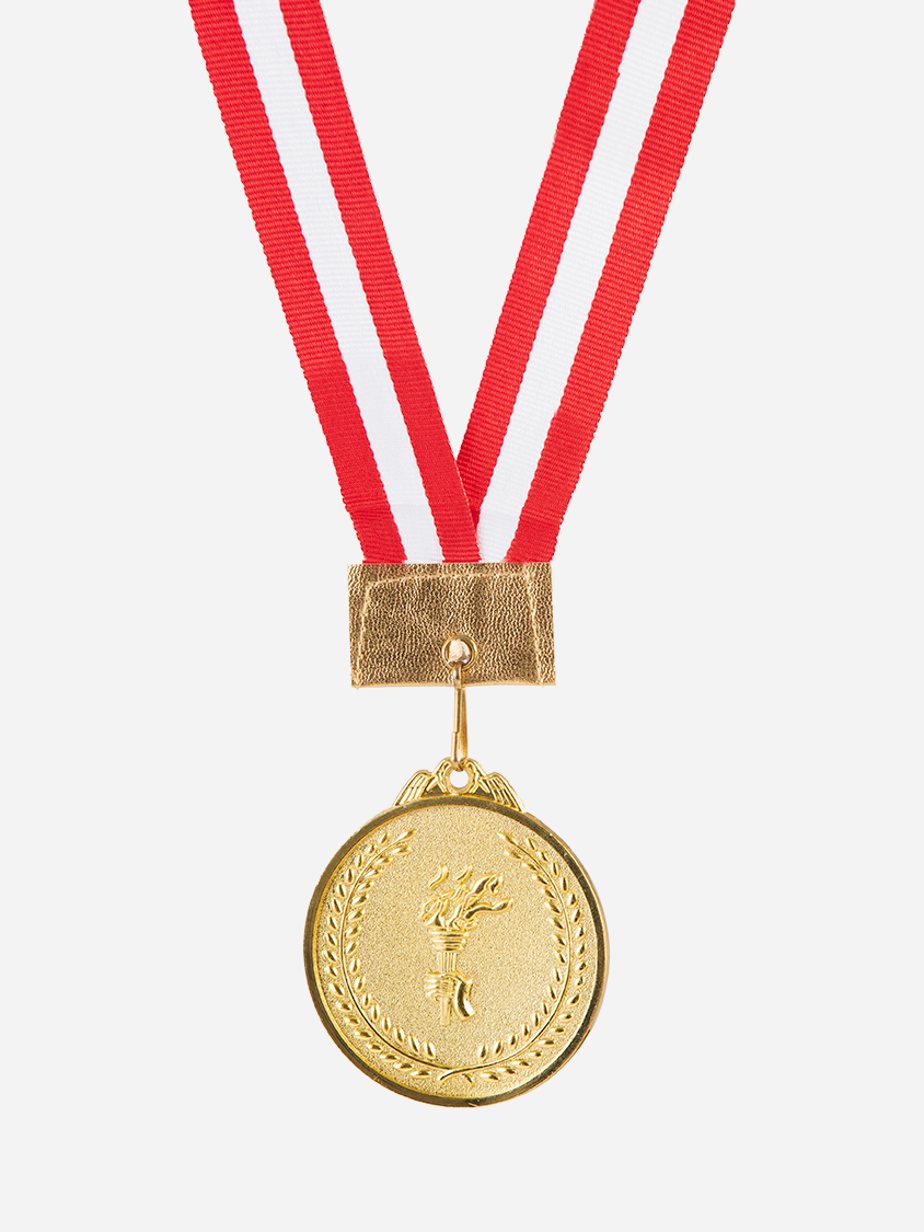 Aln Accessories 5.5Cm Fitness Medal Gold