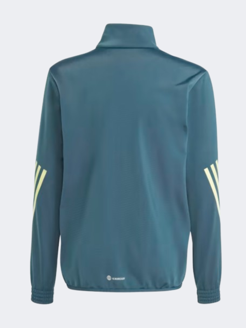 Adidas Train Icons Kids-Boys Sportswear Suit Arctic Night/White