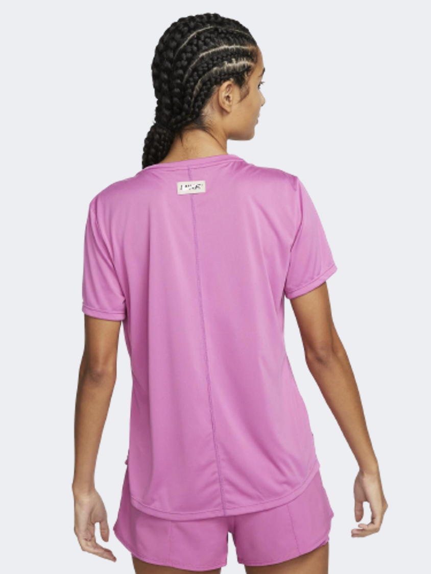 Nike Dri-Fit One Hybrid Grx Women Training T-Shirt Pink