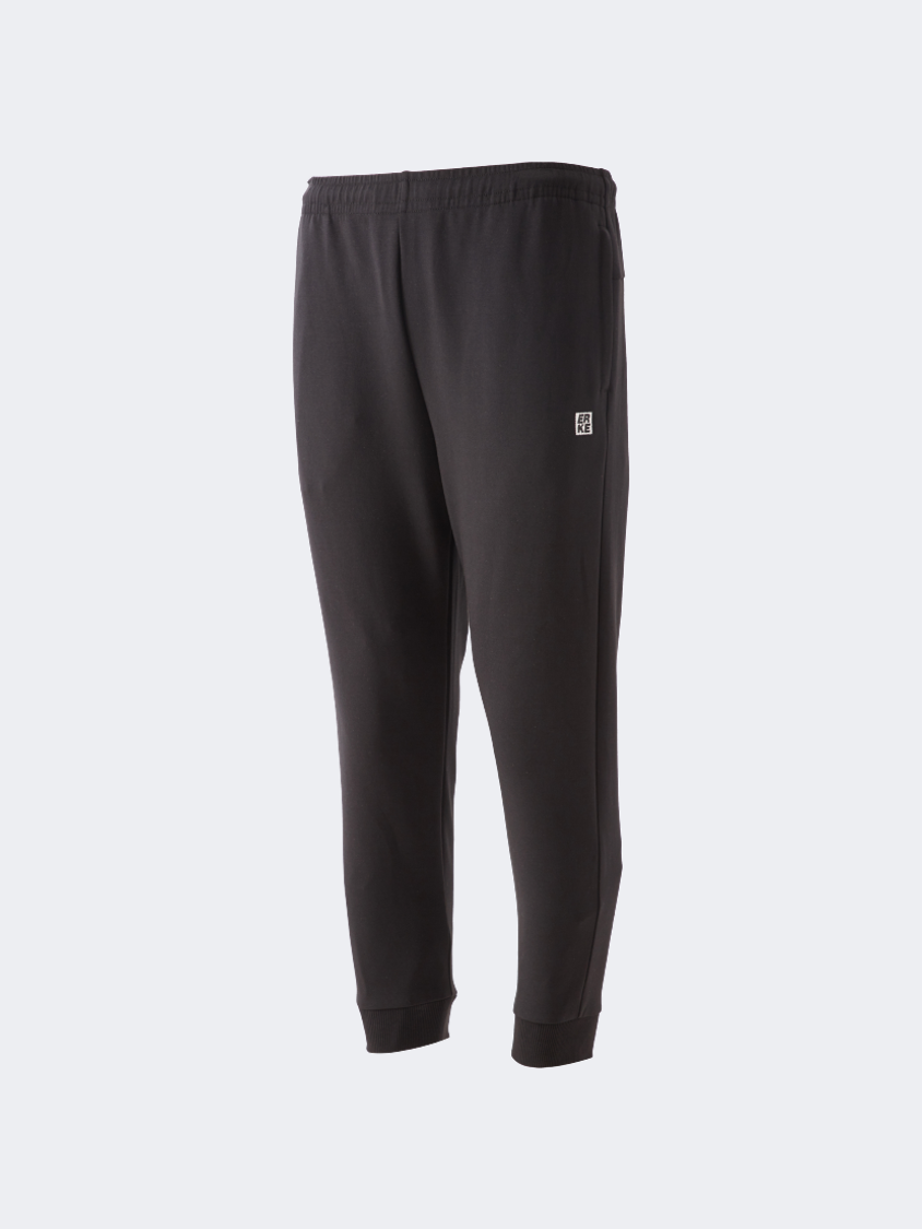 Erke Knitted Cropped Men Lifestyle Pant Black
