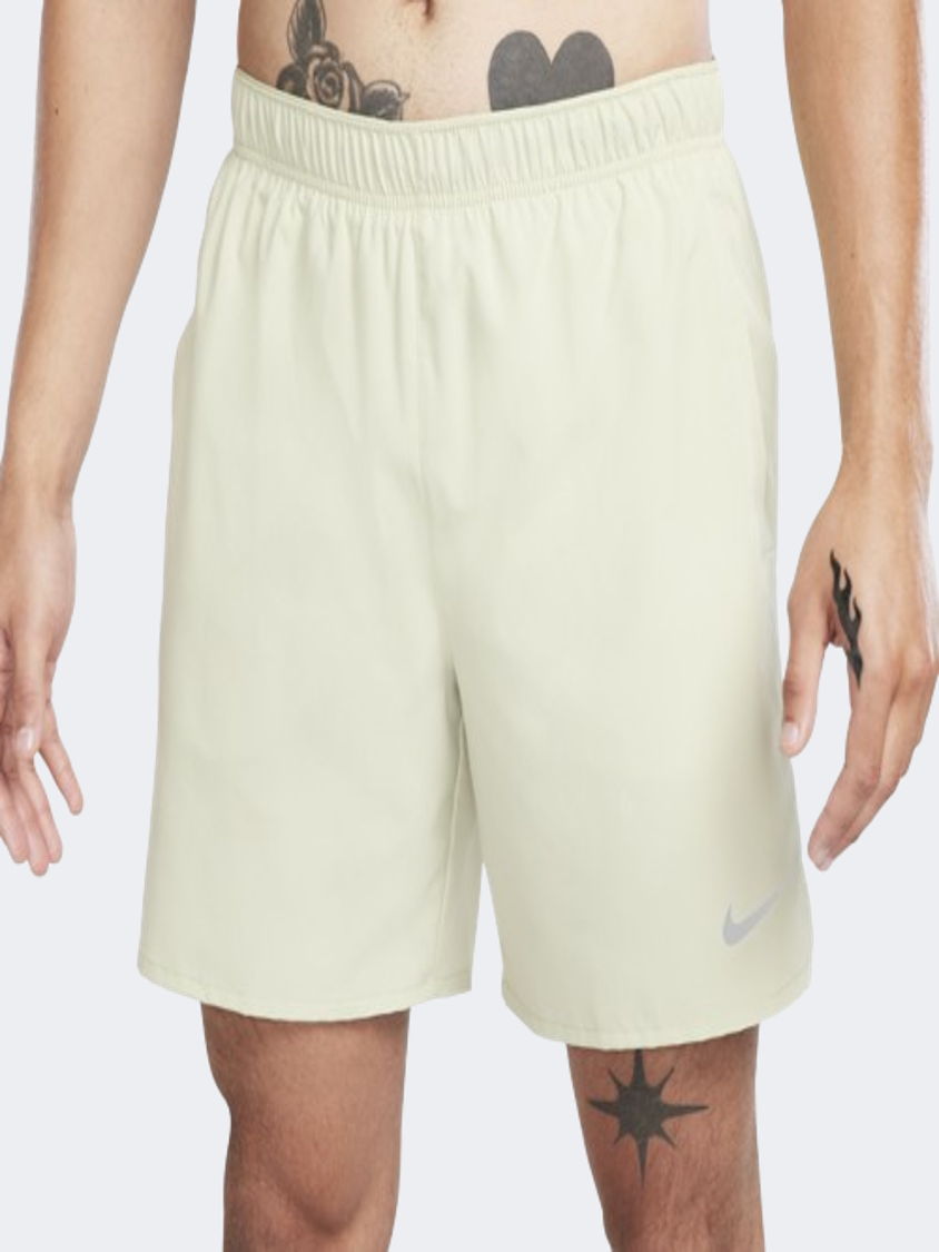 Nike Challenger Men Running Short Olive Aura/Black