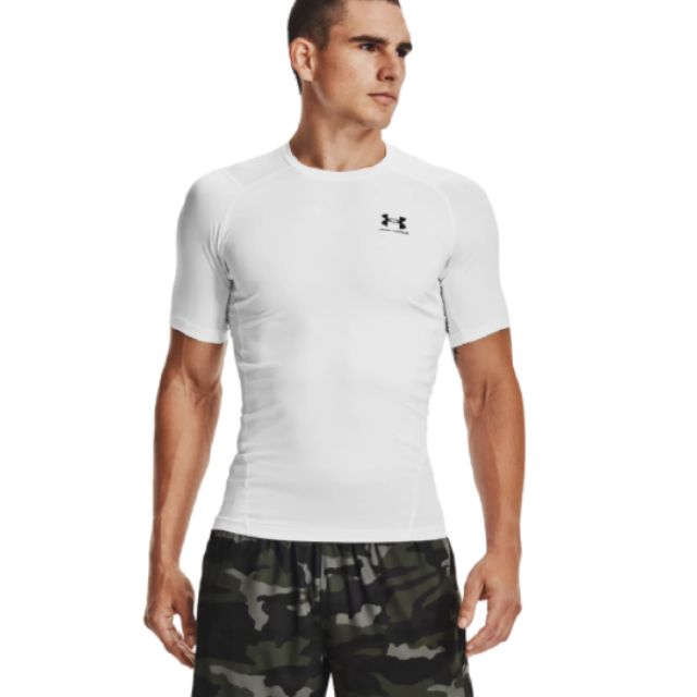 Under Armour Hg Armour Comp Men Training T-Shirt White/Black