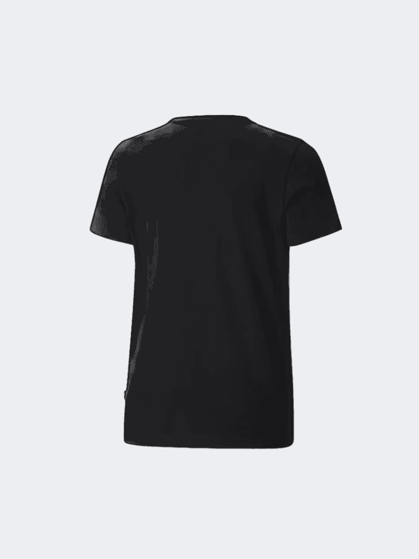 Puma Essential Logo Boys Lifestyle T-Shirt Black/White
