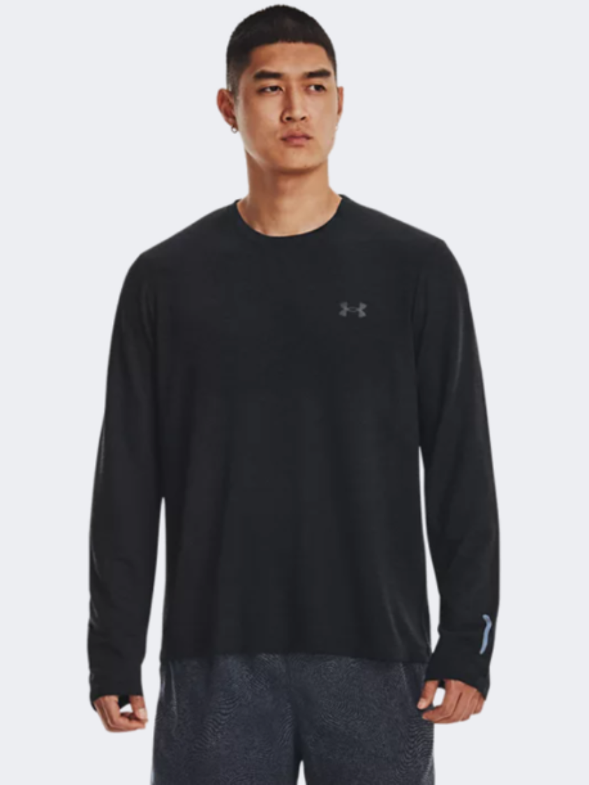 Under Armour Seamless Stride Men Running Long Sleeve Black/Reflective