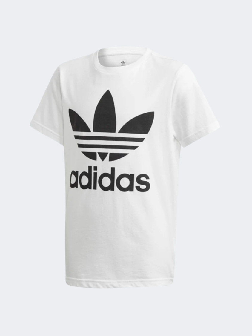 Adidas Kids' Originals Trefoil T-Shirts White DV2904