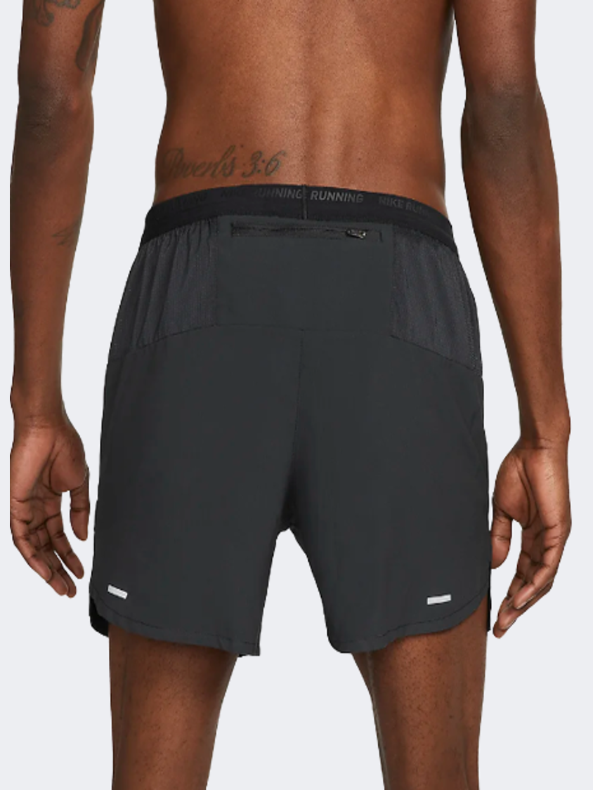 Nike Dri-Fit Stride 13Cm Men Running Short Black Dm4755-010