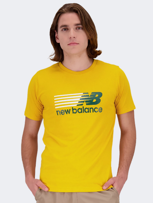 New Balance Sport Core Plus Graphic Men Lifestyle T-Shirt Varsity Gold