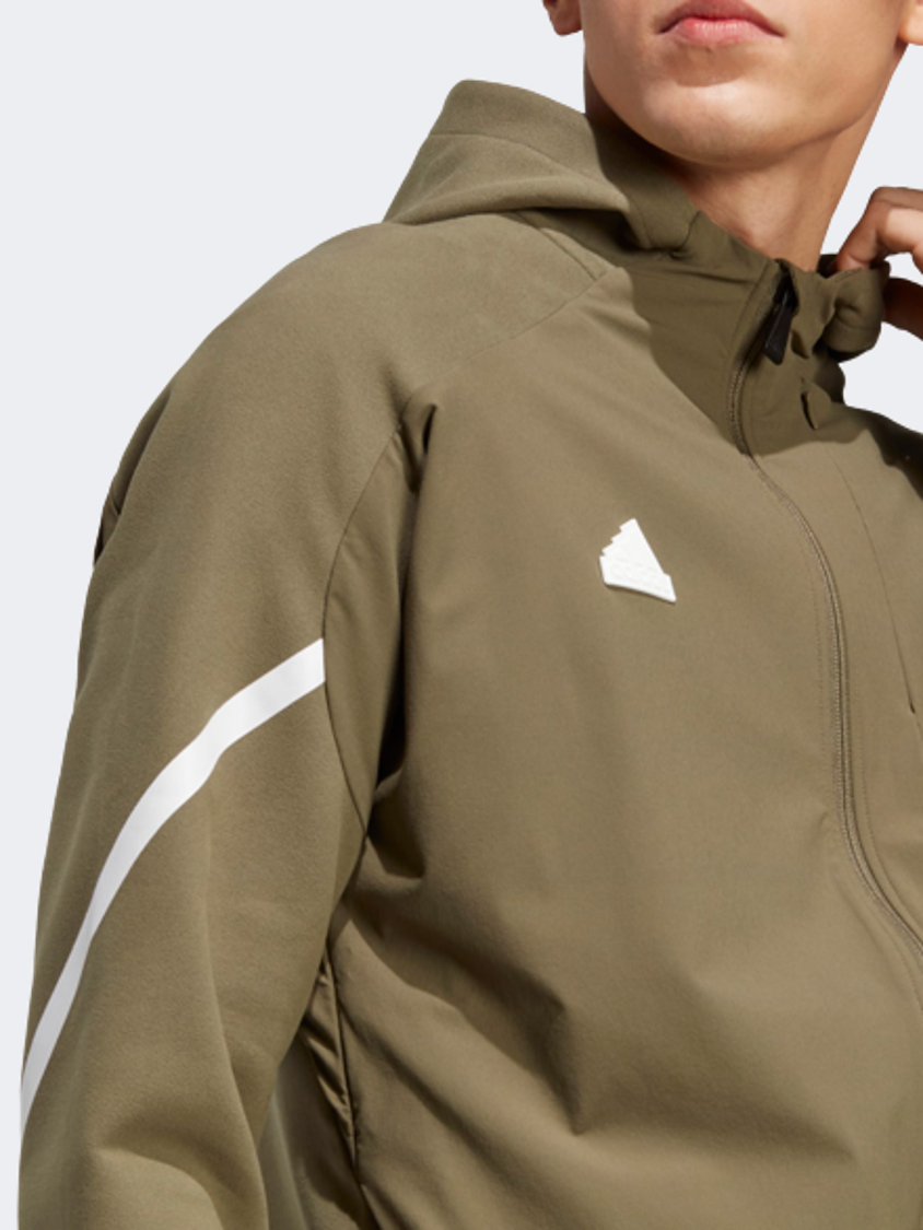 Adidas Designed 4 Gameday Men Sportswear Hoody Olive Strata
