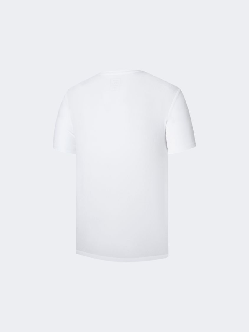 Erke Crew Men Running T-Shirt White