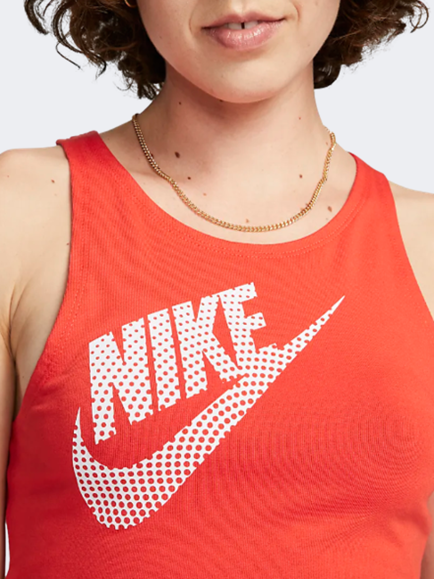 Nike Sportswear Dance Cropped Women Lifestyle Tank Red