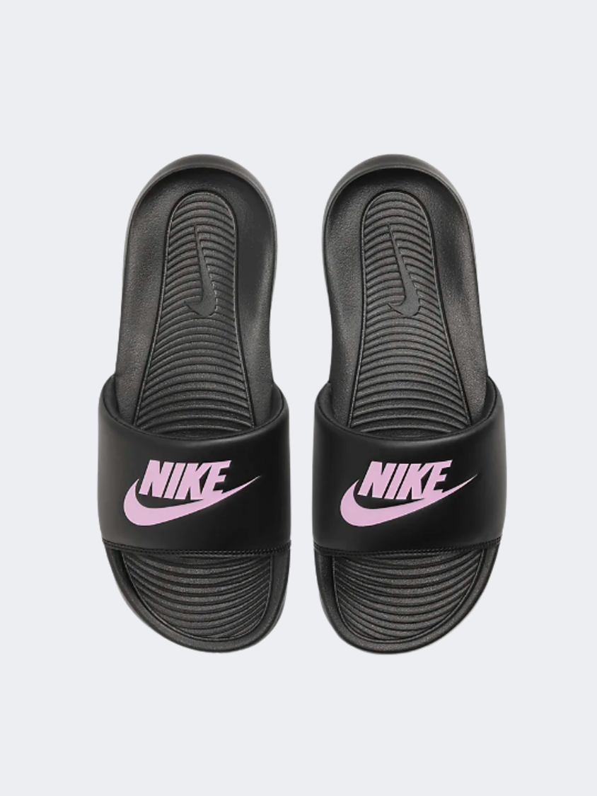Nike Victori One Women Lifestyle Slippers Black/Pink