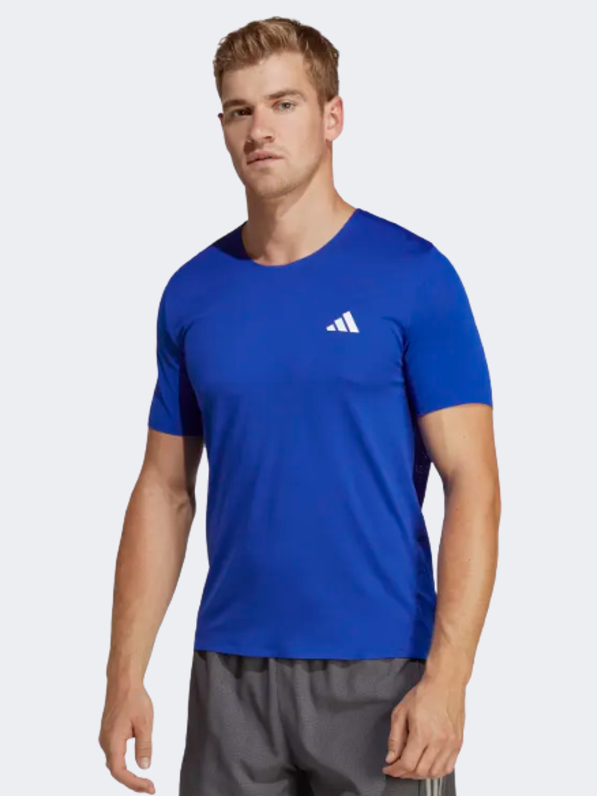 Adidas Adizero Men Running T-Shirt Lucid Blue