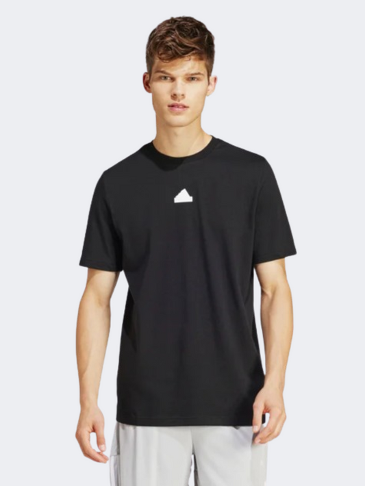 Adidas Future Icons Fractal Graphic Men Sportswear T-Shirt Black