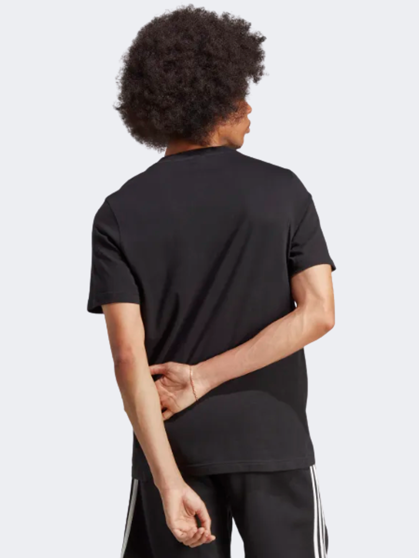 تي شيرت رجالي أسود Adidas Adicolor Classics Trefoil Original