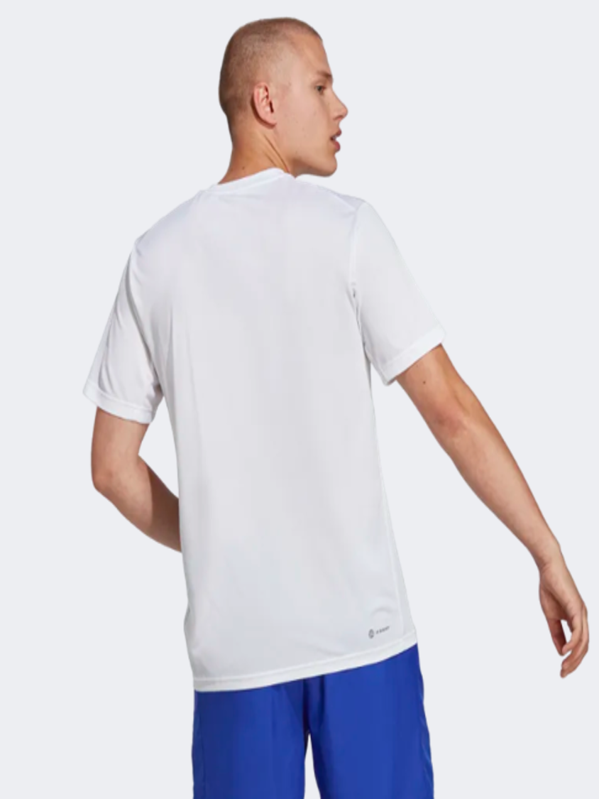Adidas Train Essentials Men Training T-Shirt White