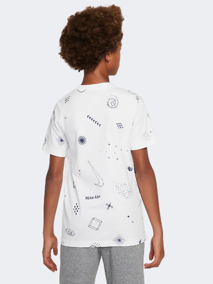 Nike Sportswear Boys Lifestyle T-Shirt White