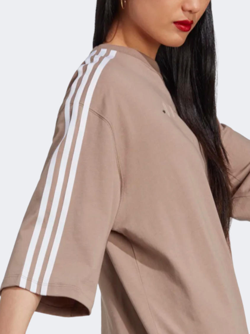 Adidas Oversized Women Original T-Shirt Chalky Brown