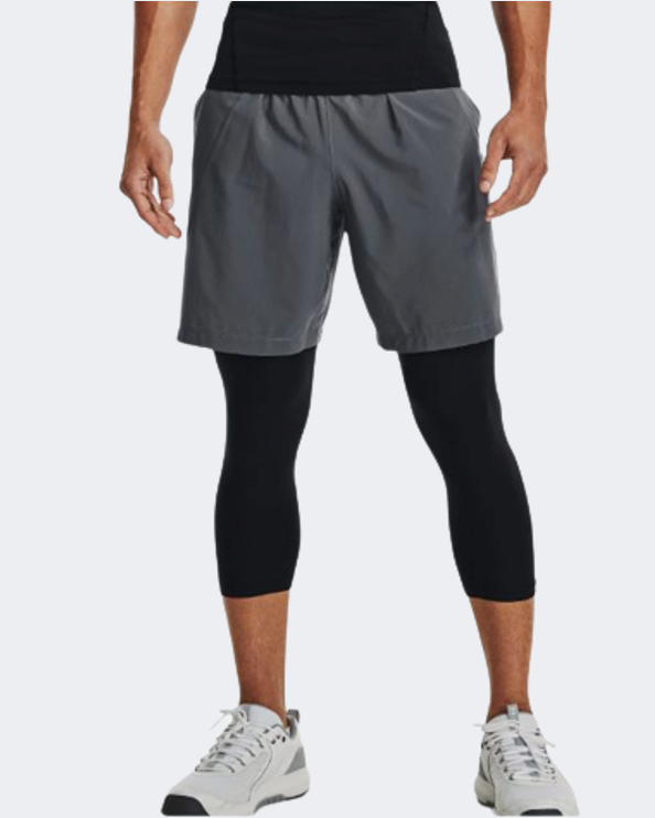 Under Armour Woven Graphic Men Training Short Pitch Grey