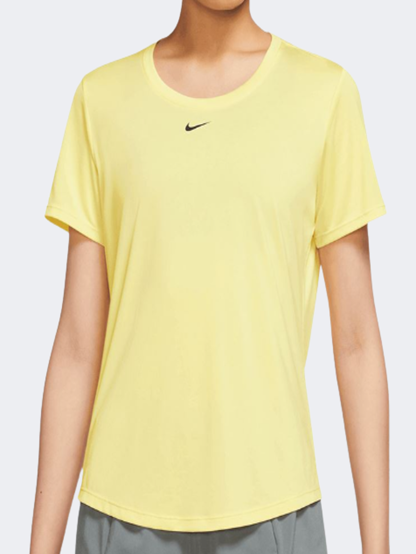 Nike Dri Fit Women Training T-Shirt Lemon