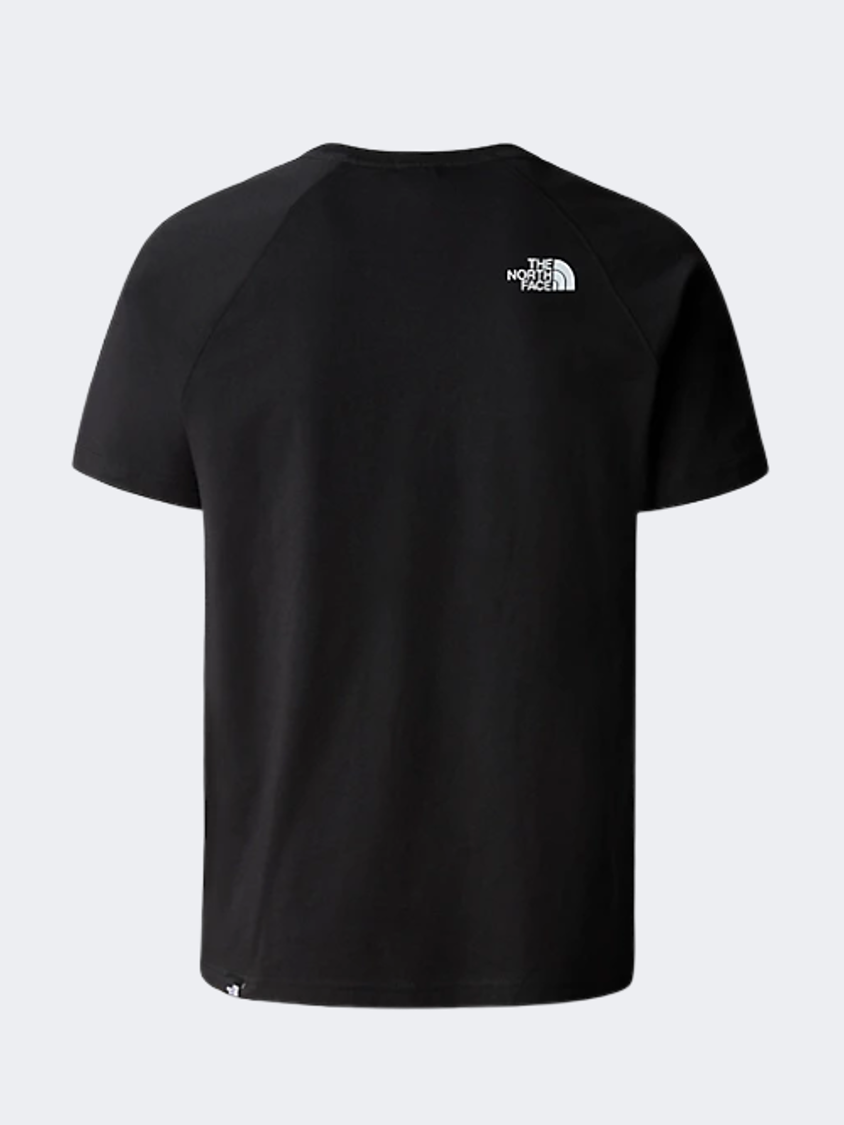The North Face Raglan Red Box Tee Men Lifestyle T-Shirt Black