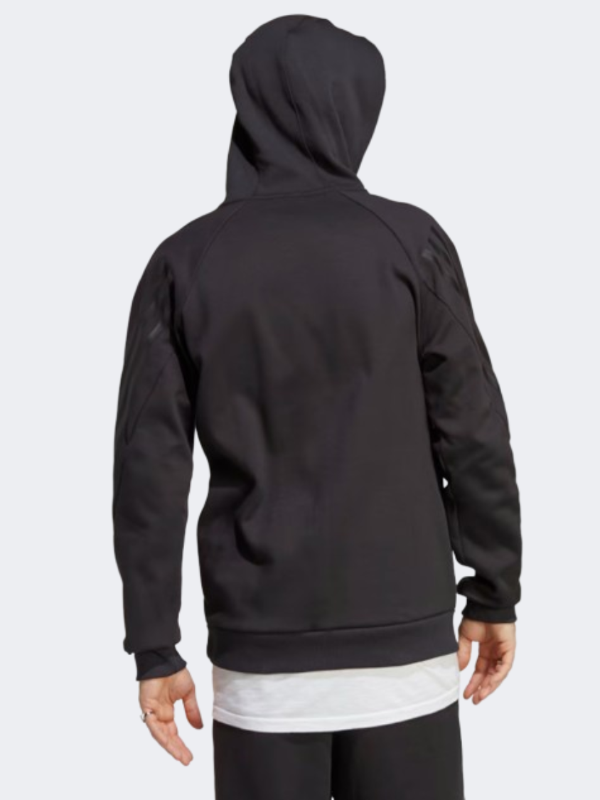 Adidas Future Icons 3 Stripes Men Sportswear Hoody Black/Black