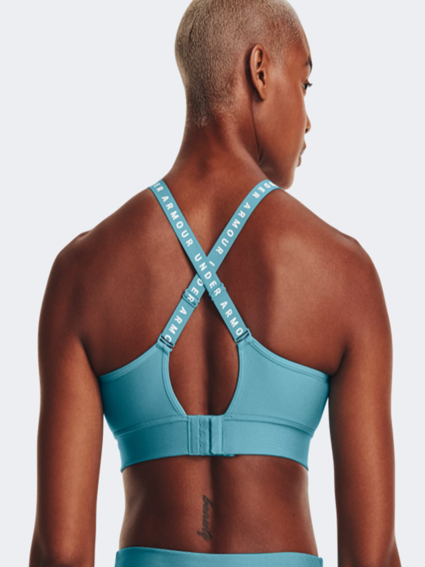 Under Armour Nfinity Mid Covered Women Training Bra Blue/White