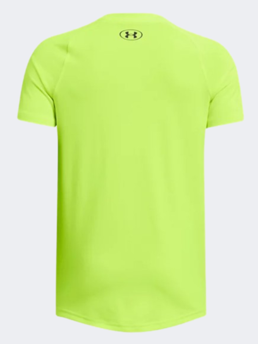 Under Armour Tech 2 Boys Training T-Shirt Vis Yellow/Black