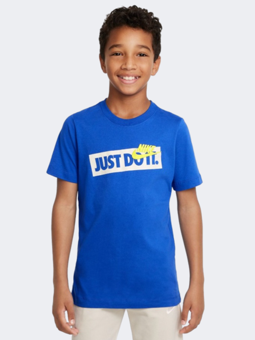 Nike Sportswear Boys Lifestyle T-Shirt Royal Blue – Mike Sport Iraq