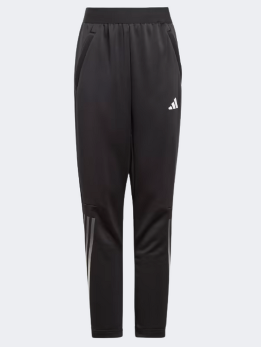 Adidas Train 3-Stripes  Kids-Unisex Sportswear Pant Black/Gray/White