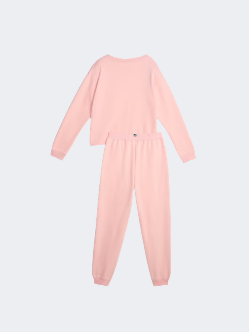 Puma Loungewear Girls Lifestyle Suit Peach