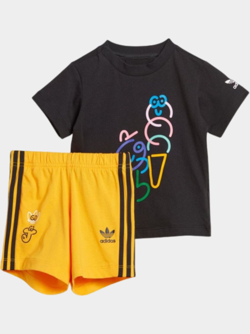 Adidas X James Jarvis Baby-Boys Original Set Black/Yellow