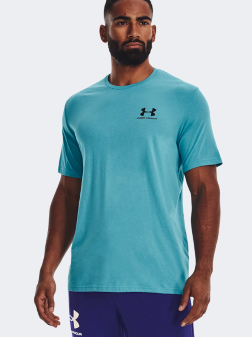Under Armour Sportstyle Left Chest Men Training T-Shirt Glacier Blue