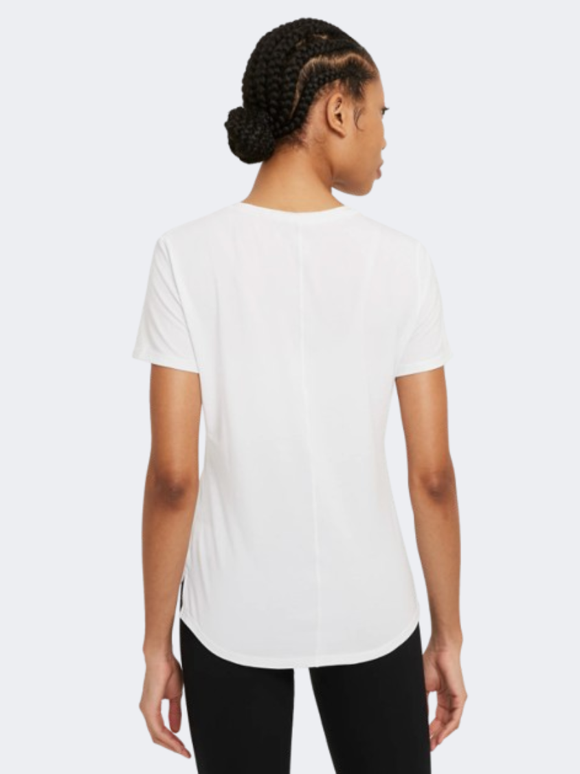 Nike One Luxe Df Women Training T-Shirt White