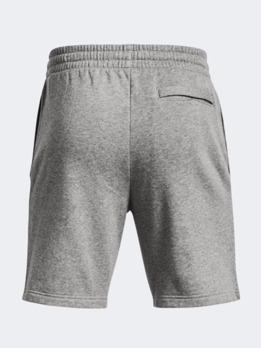 شورت نمط حياة للرجال Under Armour Rival Fleece بلون كاستلروك/أبيض