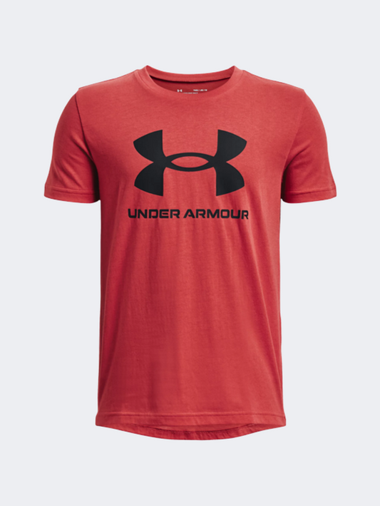 Under Armour Sportstyle Logo Boys Lifestyle T-Shirt Chakra/Black