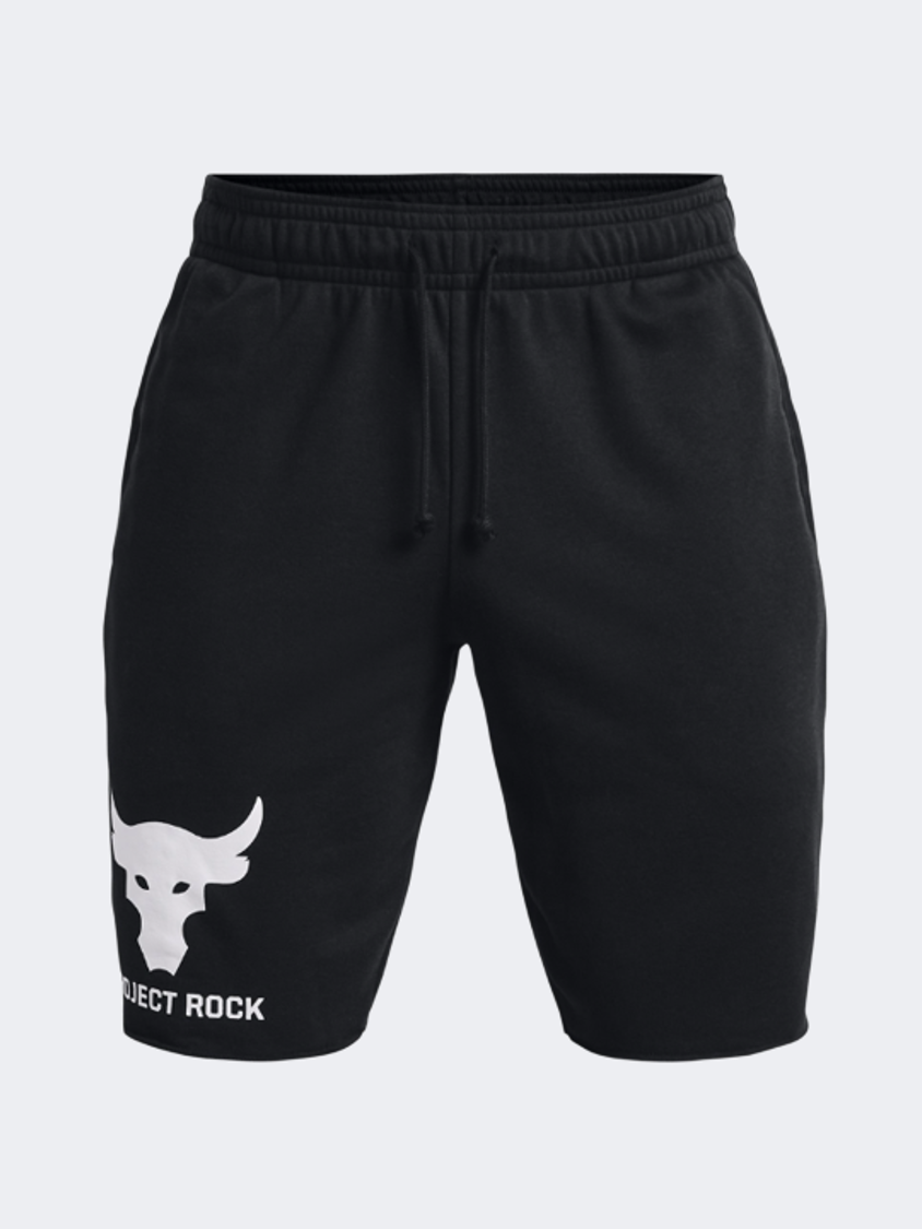 Under Armour Project Rock Terry Brahma Bull Men Training Short Black/White