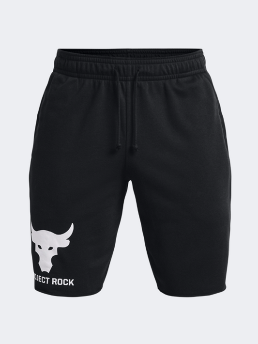 Under Armour Project Rock Terry Brahma Bull Men Training Short Black/White