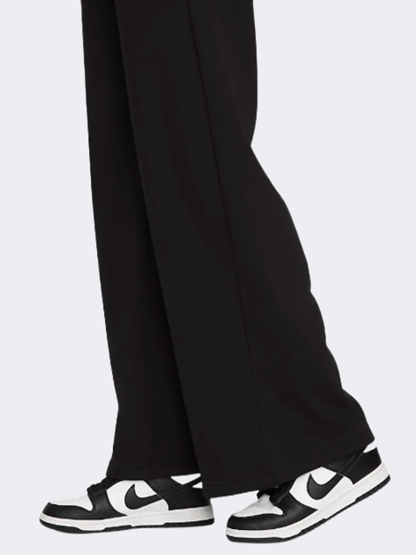 بنطال نسائي لايف ستايل Nike Club أسود/أبيض