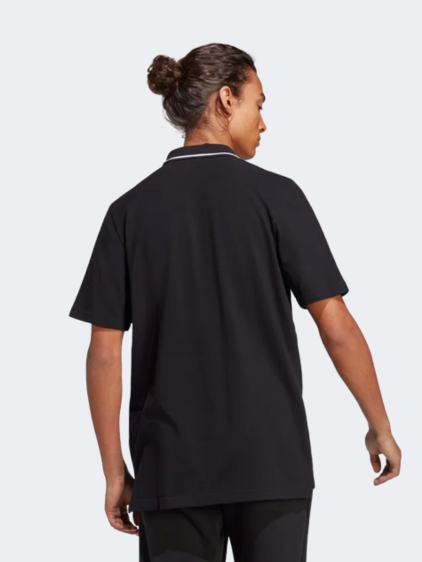 Adidas Essentials Piqué Men Sportswear Polo Short Sleeve Black