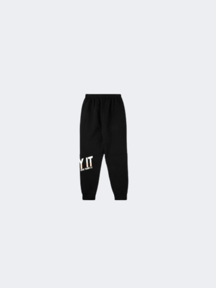 Erke Knitted Kids-Girls Training Pant Black