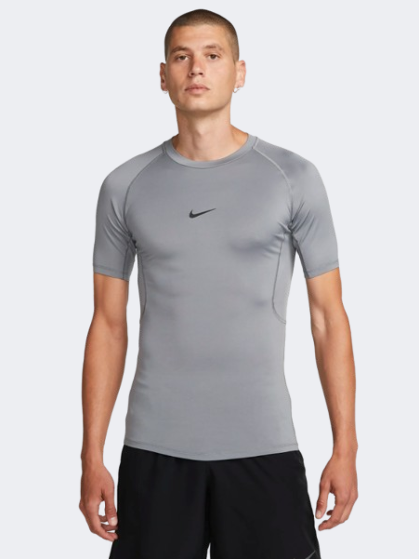 Nike Pro Men Training T-Shirt Smoke Grey/Black