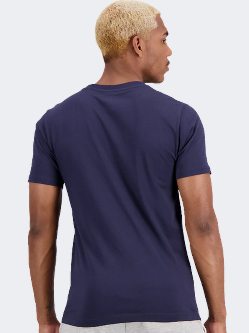 New Balance Essentials Stacked Logo Men Lifestyle T-Shirt Eclipse