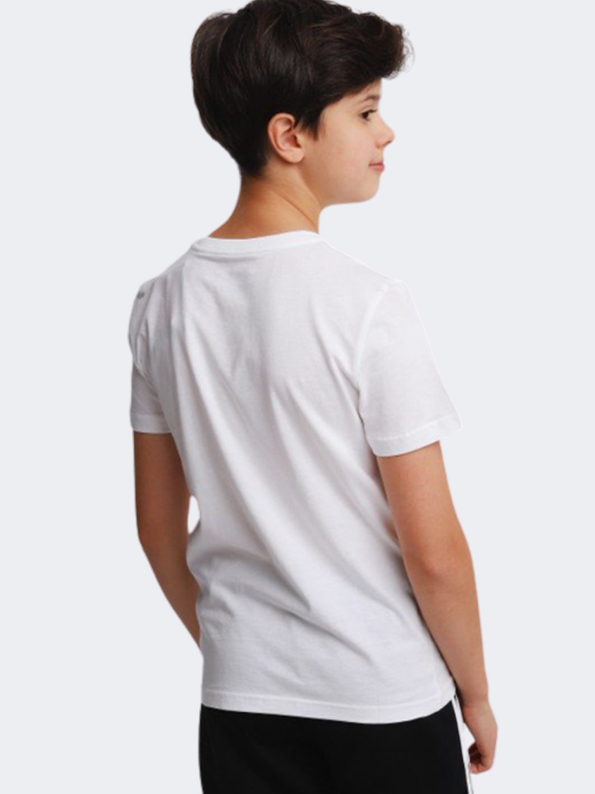 Puma Essential Logo Boys Lifestyle T-Shirt White